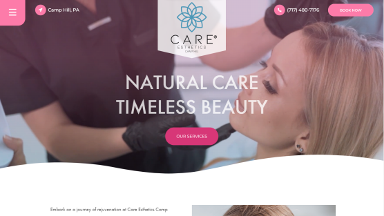 Care Esthetics by Celebration Web Design
