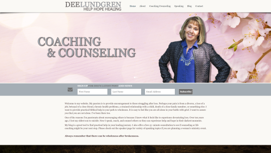 Dee Lundgren Coaching & Counseling by Celebration Web Design