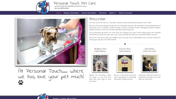 Personal Touch Pet Care by Celebration Web Design